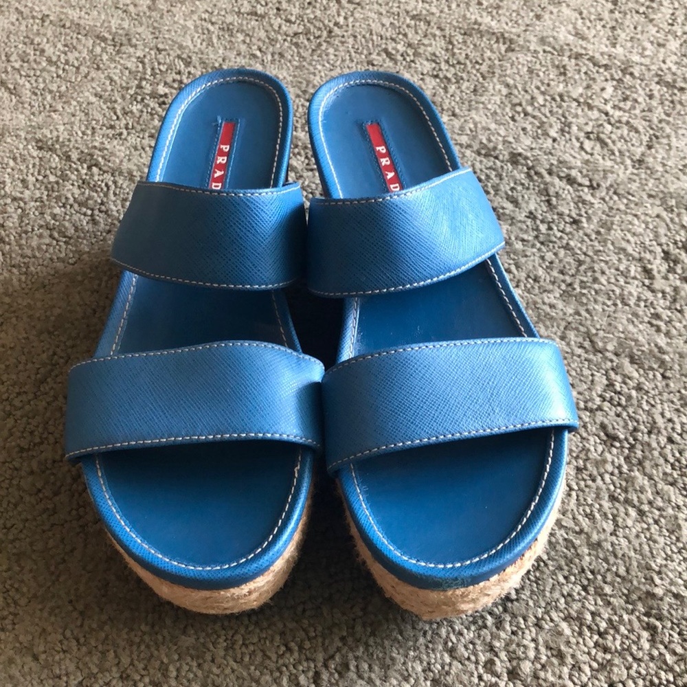 Prada wedges